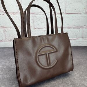 Telfar Vegan Small Chocolate Brown Shoulder Bag